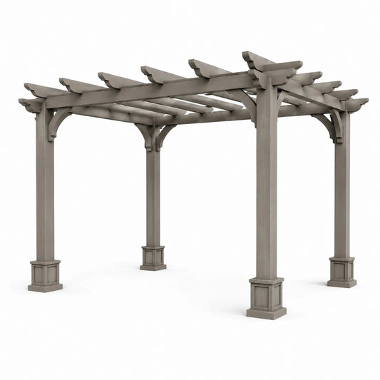 Pergola in legno di pino per esterni, 300x300 cm
